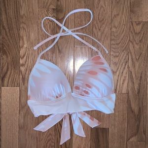 Pink Tye Dye Bikini Top
